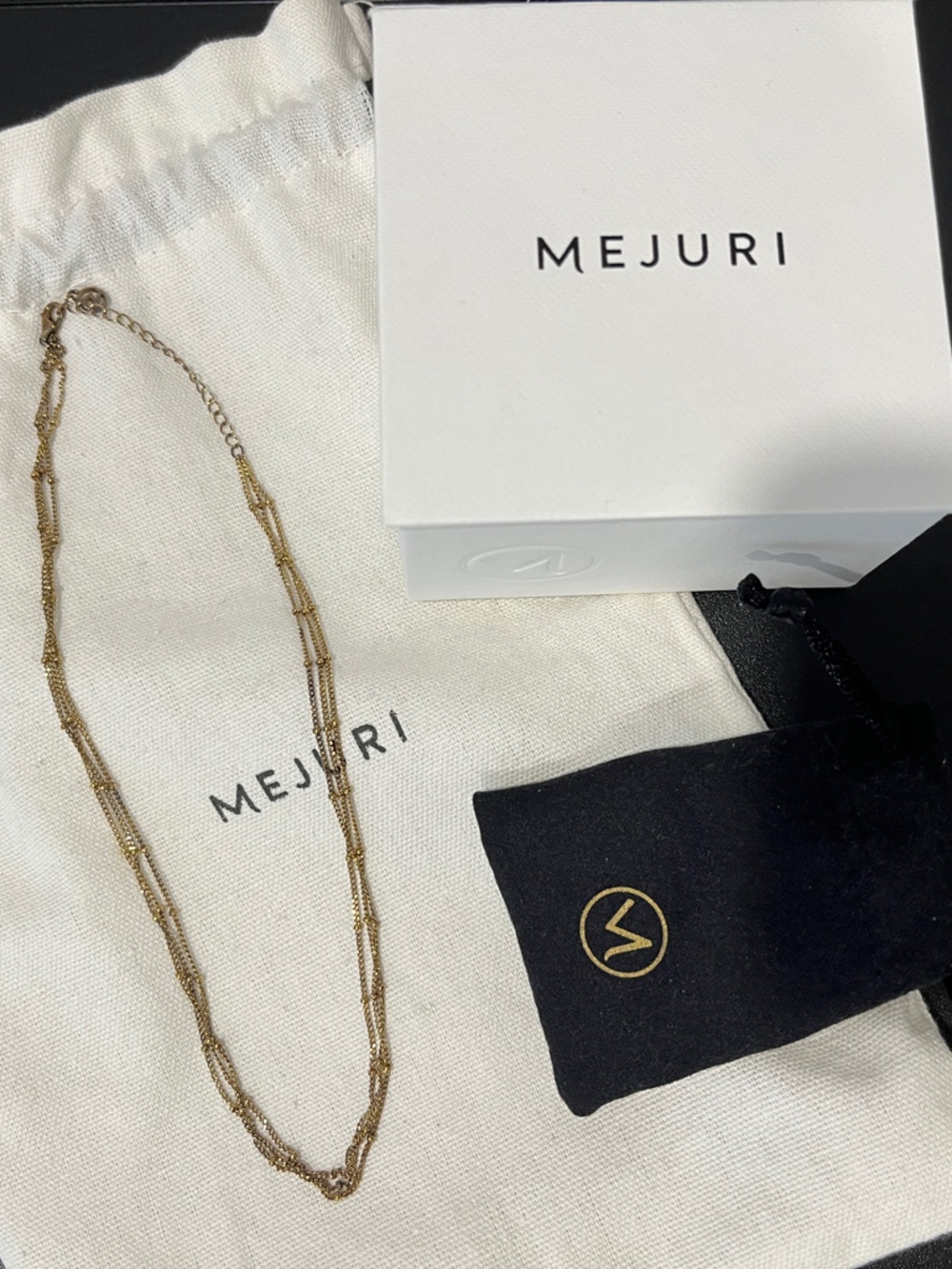 Mejuri Gold Tube Link Necklace - Women's Accessory